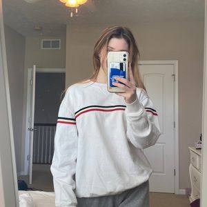 John Galt white crew neck